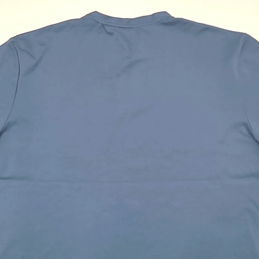 Banana Republic Luxe Touch Tee Blue Short Sleeved T-Shirt Crew Neck Relaxed Soft